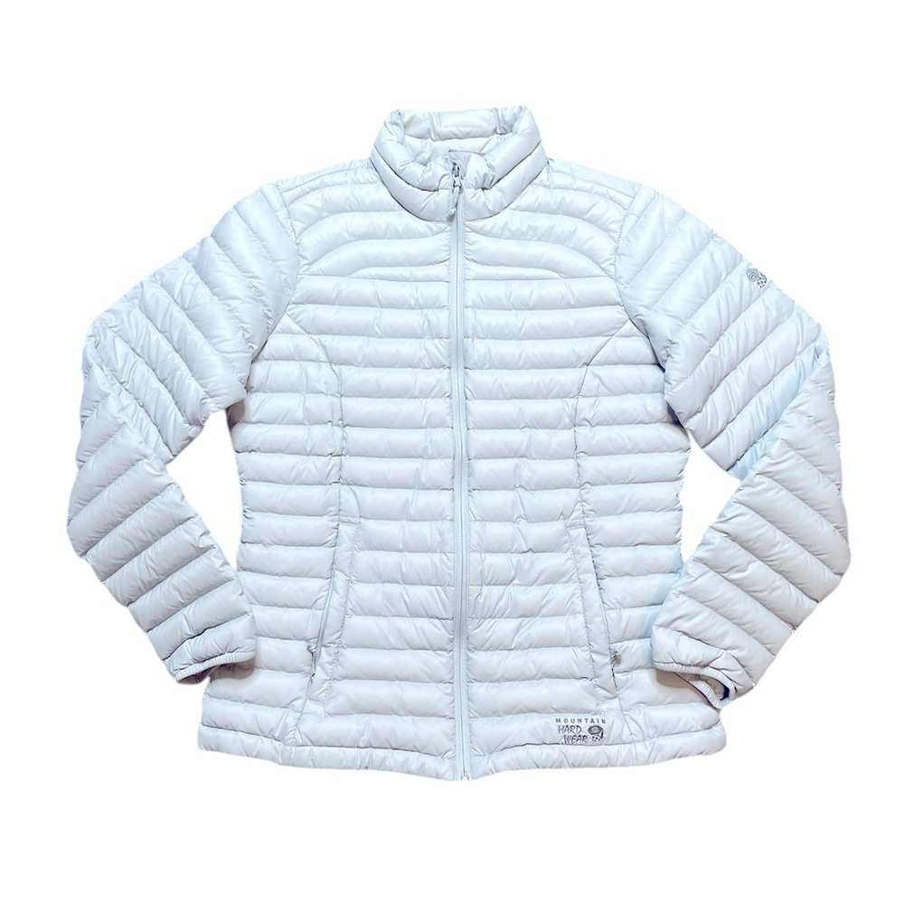 MOUNTAIN HARDWEAR Ghost Whisperer Down Jacket Gray Size Medium